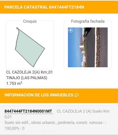 SE VENDE ¡Parcela urbana en Tinajo, Lanzarote: Construye tu vivienda soñada! - Tinajo