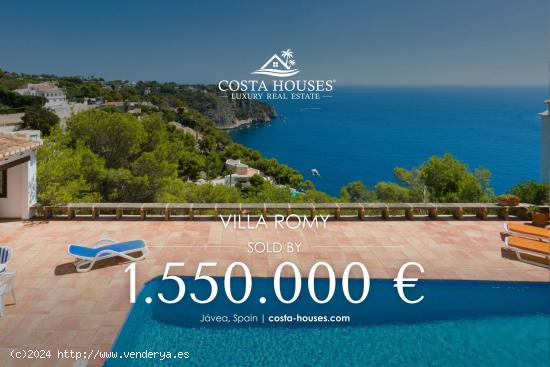  ❶ VILLA ROMY 1a LINEA MAR Javea | CHALET DE LUJO frente al Mar by COSTA HOUSES ® - ALICANTE 