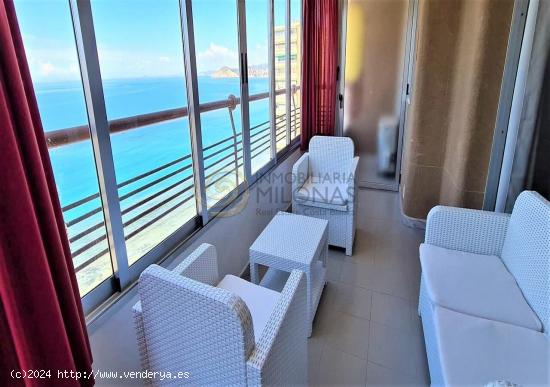 Apartamento en primera línea de mar con maravillosas vistas al mar con garaje privado - ALICANTE