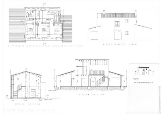 Bonito terreno con proyecto básico - BALEARES