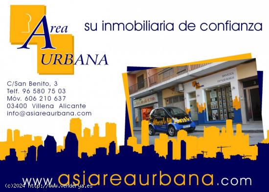  ALQUILA LOCAL COMERCIAL EN VILLENA - ALICANTE 