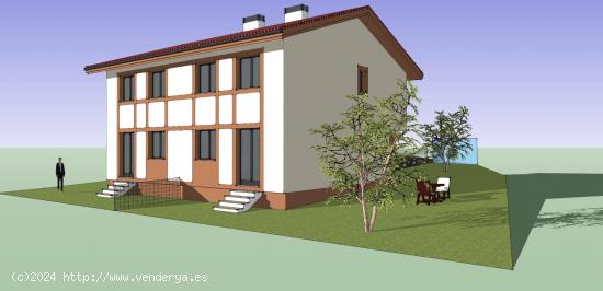 PROXIMA CONSTRUCCION DE DOS CHALETS PAREADOS EN RAMALES DE LA VICTORIA (CANTABRIA) - CANTABRIA