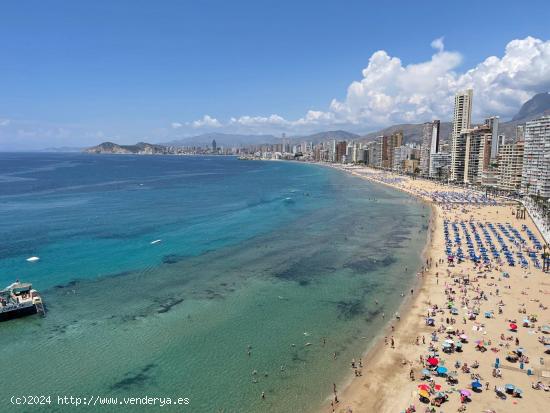 Apartamento en 1 Linea playa Levante con gran terraza y vistas espectaculares al mar. - ALICANTE