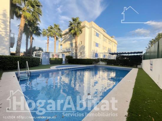 ¡PLAYA DAIMUS! PRECIOSO ÁTICO SEMINUEVO CON GARAJE, PISCINA Y ASCENSOR - VALENCIA