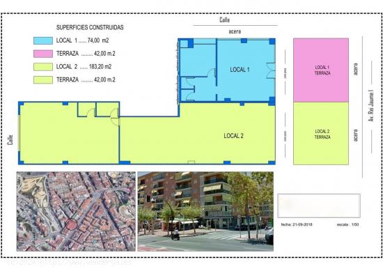 Gran Local de esquina en Avenida Principal y céntrico - ALICANTE