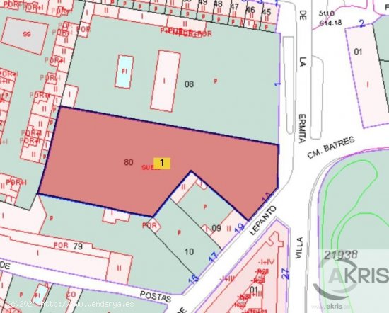 Suelo urbano Okupado de 2914m² en Casarrubios del Monte