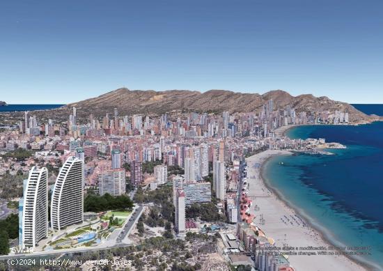 Apartamentos de 3 dormitorios junto a primera línea de Playa Poniente en Benidorm. - ALICANTE