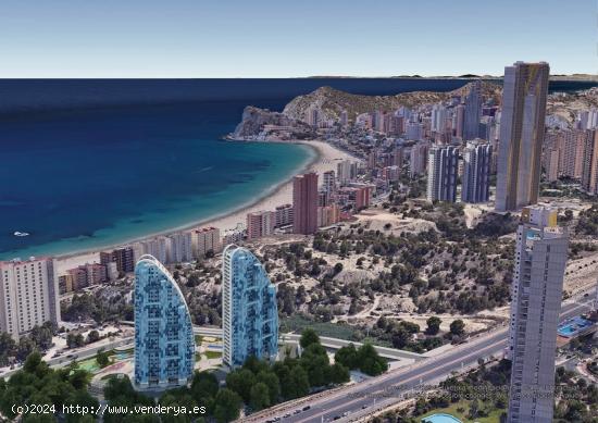 Apartamentos de 3 dormitorios junto a primera línea de Playa Poniente en Benidorm. - ALICANTE