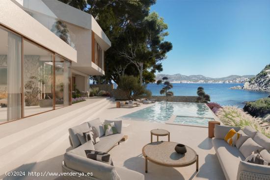 Exclusiva villa de obra nueva frente al mar en Costa de la Calma - BALEARES