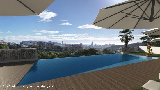 NUEVO COMPLEJO RESIDENCIAL DE APARTAMENTOS DE 2 DORMITORIOS CON VISTAS AL MAR EN FINESTRAT - ALICANT