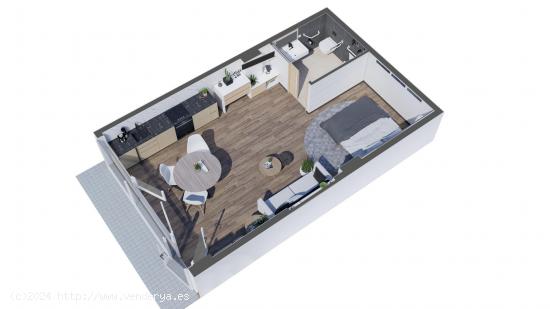  Proyecto de inversión en apartamentos turísticos. Modelo tipo B - VALENCIA 