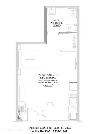 Proyecto de inversión en apartamentos turísticos. Modelo tipo A - VALENCIA