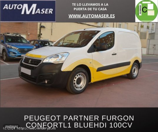 Peugeot Partner Furgon BlueHDi 100 Confort L1 100 CV de 2018 con 217.000 Km por 8.600 EUR. en Madrid