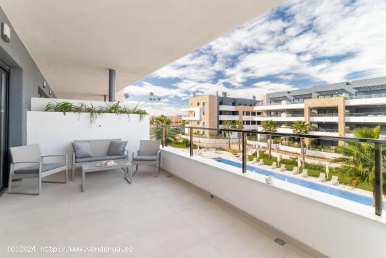 APARTAMENTO CON VISTAS A LA PISCINA. - ALICANTE