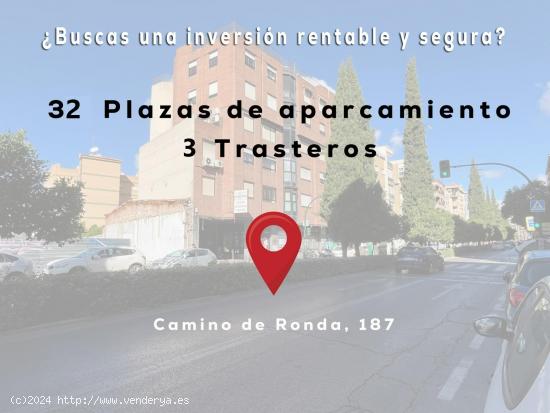  ¿Buscas rentabilidad con escaso mantenimiento? Lote de plazas de aparcamiento. - GRANADA 