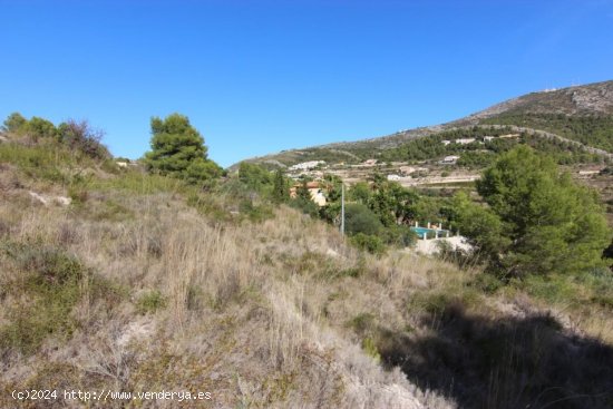 Parcela en venta en Benitachell (Alicante)