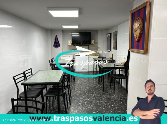 BAR EN TRASPASO EN EL BARRIO DE ORRIOLS, VALENCIA. - VALENCIA