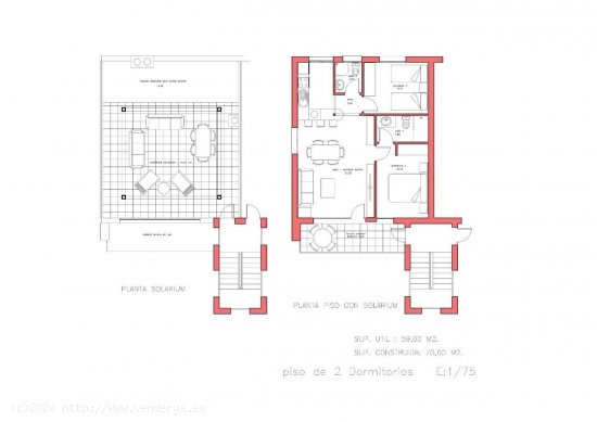 Apartamento en venta en Fuente-Álamo (Albacete)