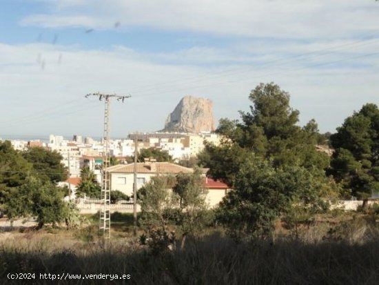 Parcela en venta en Calpe (Alicante)