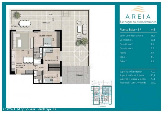  Apartamento en venta a estrenar en Calafell (Tarragona) 