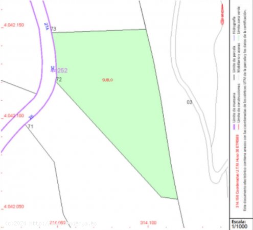 Parcela en venta en Benahavís (Málaga)