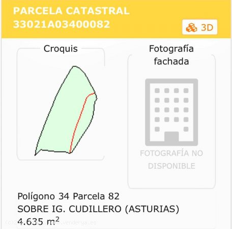 Parcela en venta en Cudillero (Asturias)