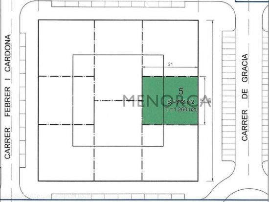 Parcela en venta en Mahón (Baleares)