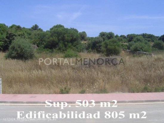 Parcela en venta en Alaior (Baleares)