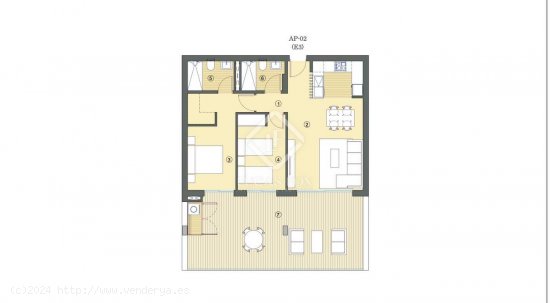 Apartamento en venta a estrenar en Mutxamel (Alicante)