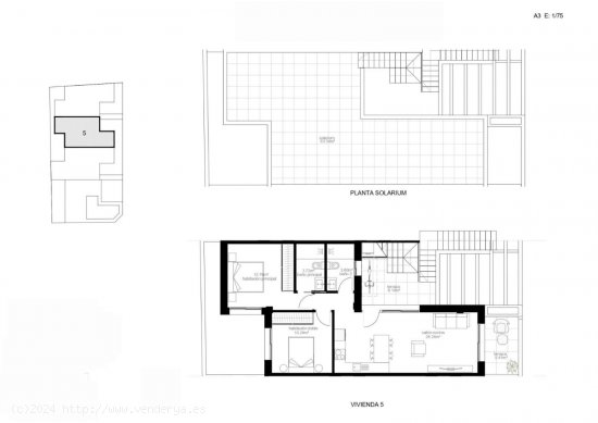 Bungalow en venta a estrenar en Pilar de la Horadada (Alicante)