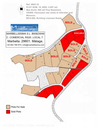 Parcela en venta en Estepona (Málaga)