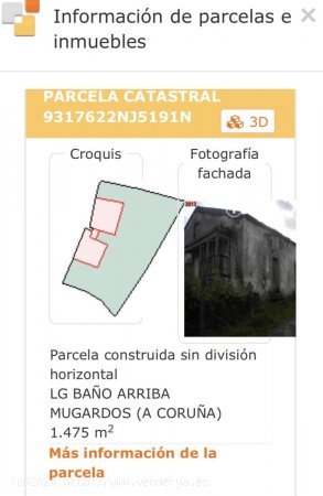 Casa en venta en Mugardos (La Coruña)