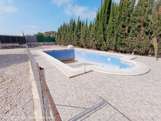 Chalet en Elche pedanias zona Derramador con amplio terreno y casa de invitados - ALICANTE