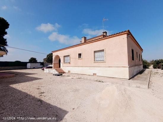 Chalet en Elche pedanias zona Derramador con amplio terreno y casa de invitados - ALICANTE