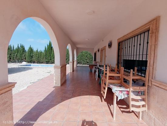 Chalet en Elche pedanias zona Derramador con amplio terreno y casa de invitados - ALICANTE