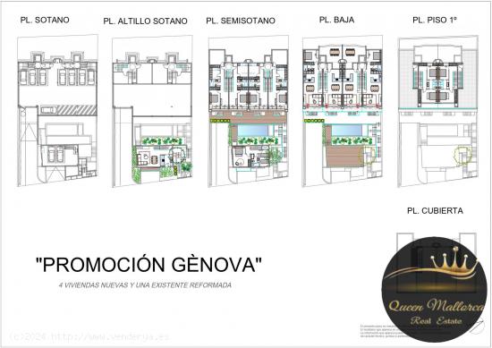  PROMOCIÓN GÈNOVA -SOLAR con LICENCIA + Proyecto + Tríplex - BALEARES 