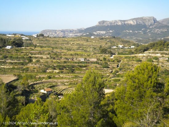 Parcela en venta en Benissa (Alicante)