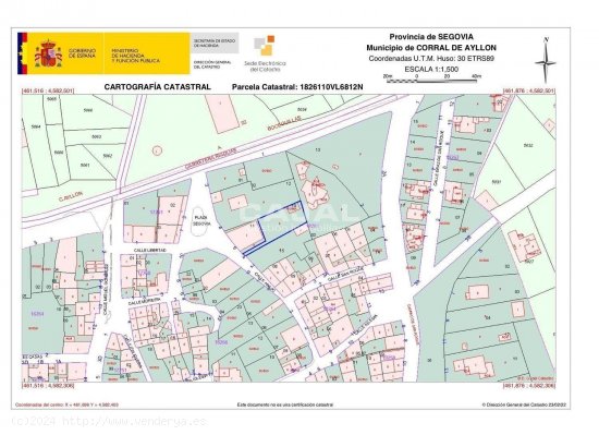 Parcela en venta en Corral de Ayllón (Segovia)