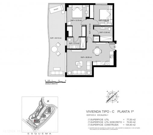 Piso en venta en construcción en Mijas (Málaga)