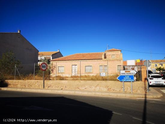  CASA CON ALMACÉN EN PARCELA EDIFICABLE - POZO ESTRECHO - MURCIA 