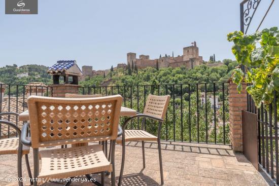  Dos maravillosas casas en el Albaicín con vistas panorámicas a la Alhambra - GRANADA 