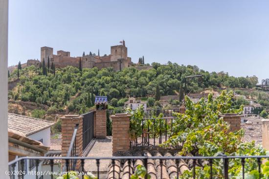  Dos maravillosas casas en el Albaicín con vistas panorámicas a la Alhambra - GRANADA 