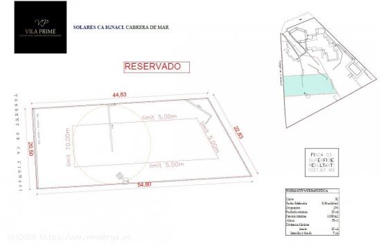 TRES PARCELAS EN VENTA EN EL CENTRO DE CABRERA DE MAR - BARCELONA