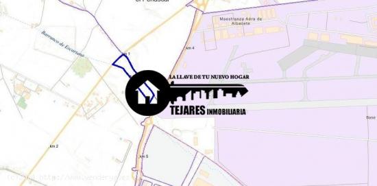 INMOBILIARIA TEJARES VENDE TERRENO RUSTICO EN LA CARRETERA DE AGUAS NUEVAS - ALBACETE