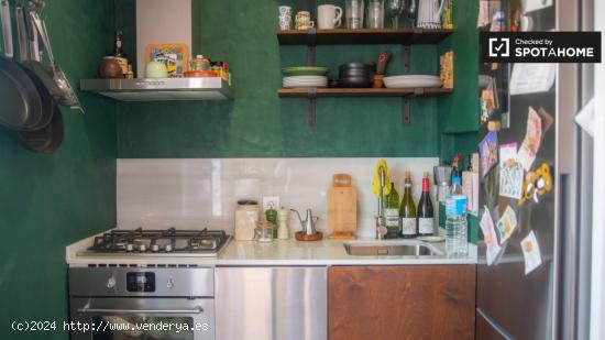 Fabuloso apartamento de 1 dormitorio en alquiler cerca de Montjuïc en Poble-sec - BARCELONA