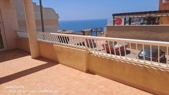 Amplio piso de 110 m2, con vista al mar, a estrenar, con terraza de 30 m2, en el Hornillo, Águilas