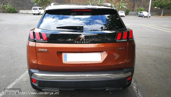 Peugeot 3008 1.2 PureTech 96KW (130CV) S&S GT de 2019 con 26.875 Km por 21.800 EUR. en Tenerife