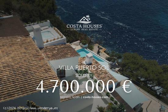  ❶ IBIZA VILLA FRENTE AL MAR EN MORAIRA, Costa Blanca | Exclusive SEAFRONT IBIZA VILLA in Moraira - 