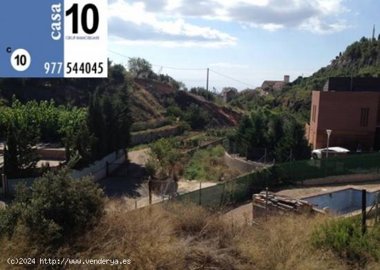 casa10. Terreno en Castellvell del Camp - TARRAGONA