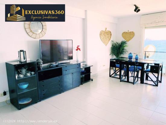 Apartamento de 2 hab para alquilar todo el año en 1º linea de playa en Benidorm. Exclusivas360 - A